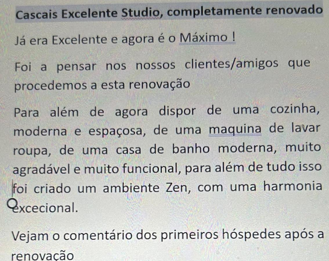 Cascais Excellent Studio Eksteriør bilde